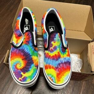 BNIB Vans Classic slip-on. Tie dye. Never worn.